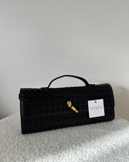 POCHETTE VICTORIA (Similicuir) - NOIR